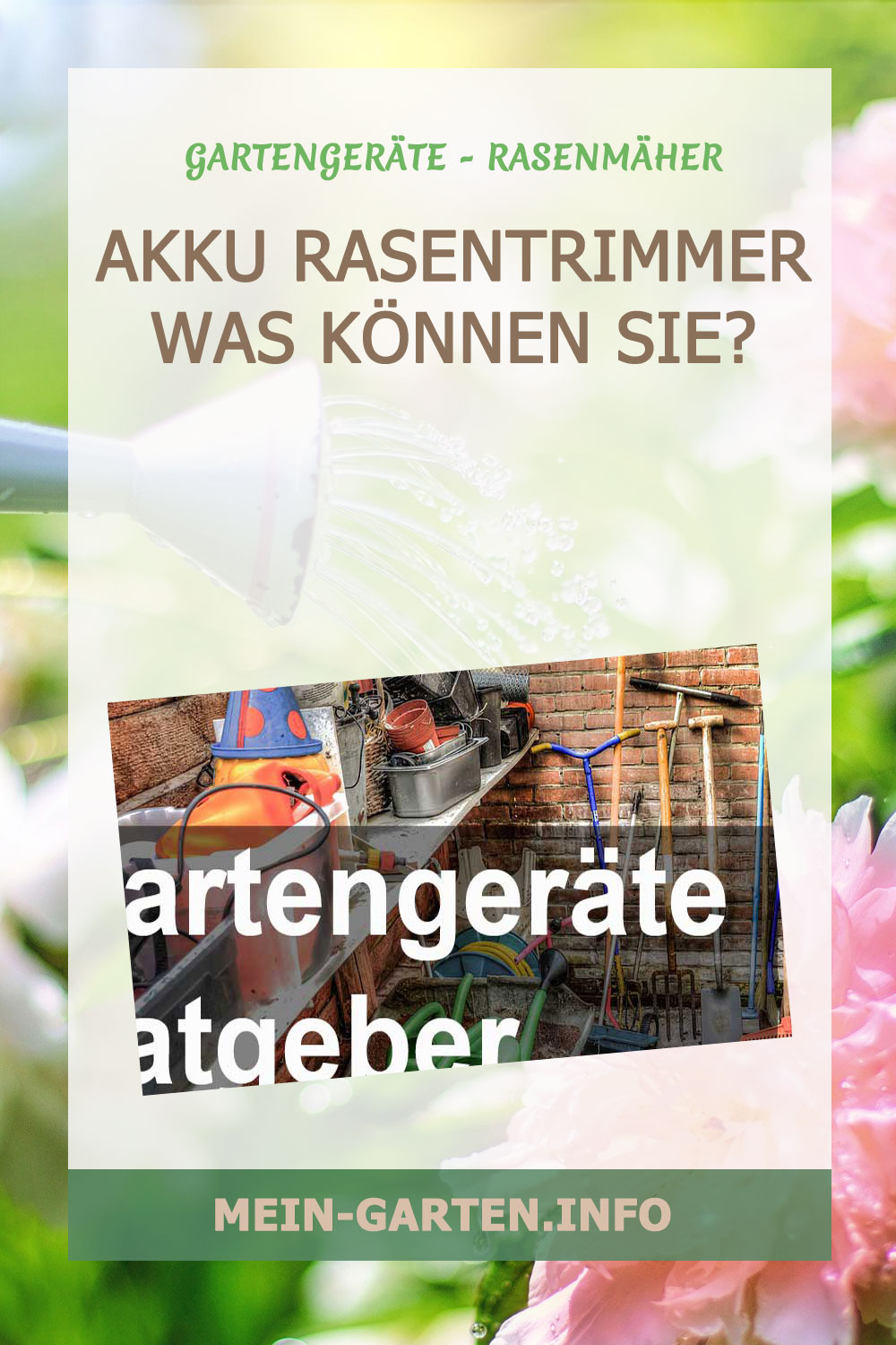 Akku Rasentrimmer was können sie?