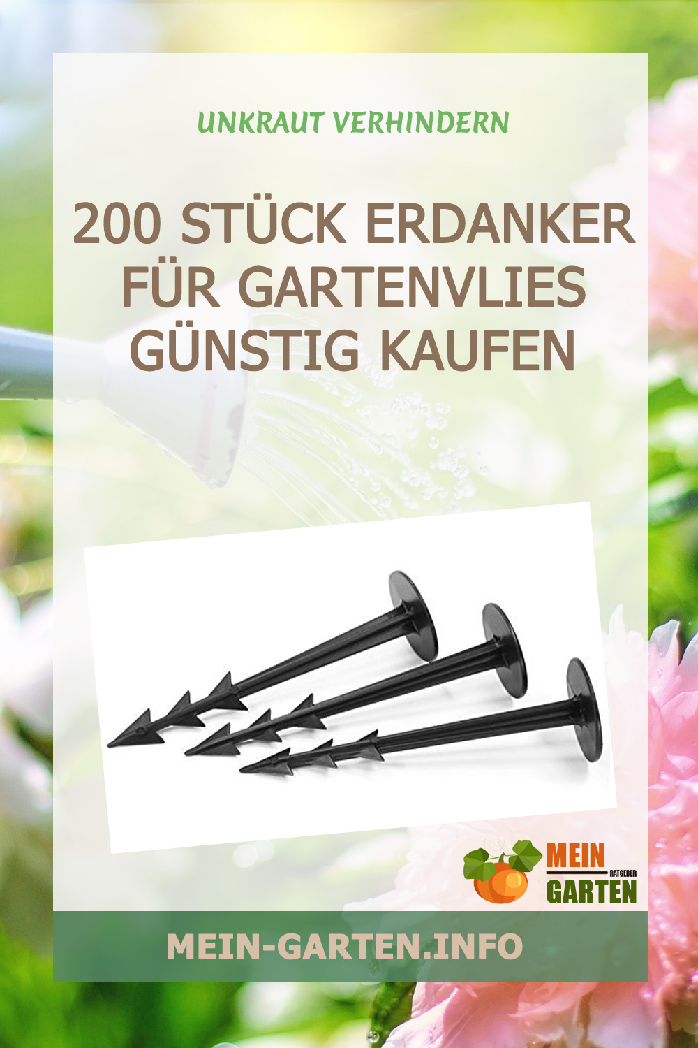 200 Stück Erdanker für Gartenvlies günstig kaufen