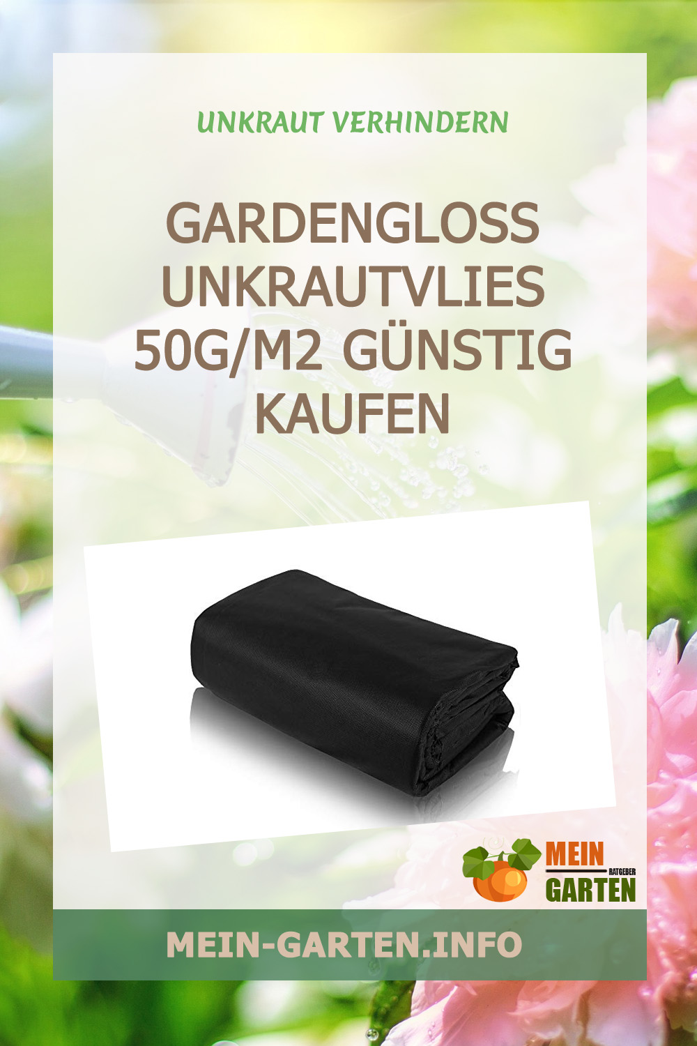 GardenGloss Unkrautvlies 50g/m2 günstig kaufen