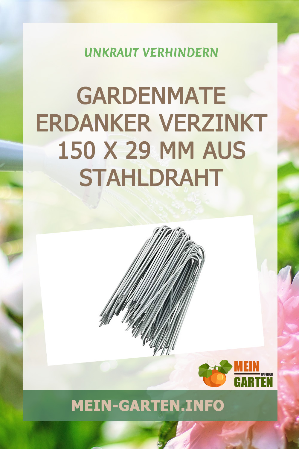 GardenMate Erdanker VERZINKT 150 x 29 mm aus Stahldraht günstig kaufen