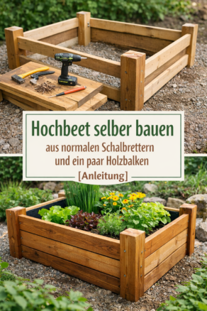 Hochbeet Bauanleitung Schritt für Schritt