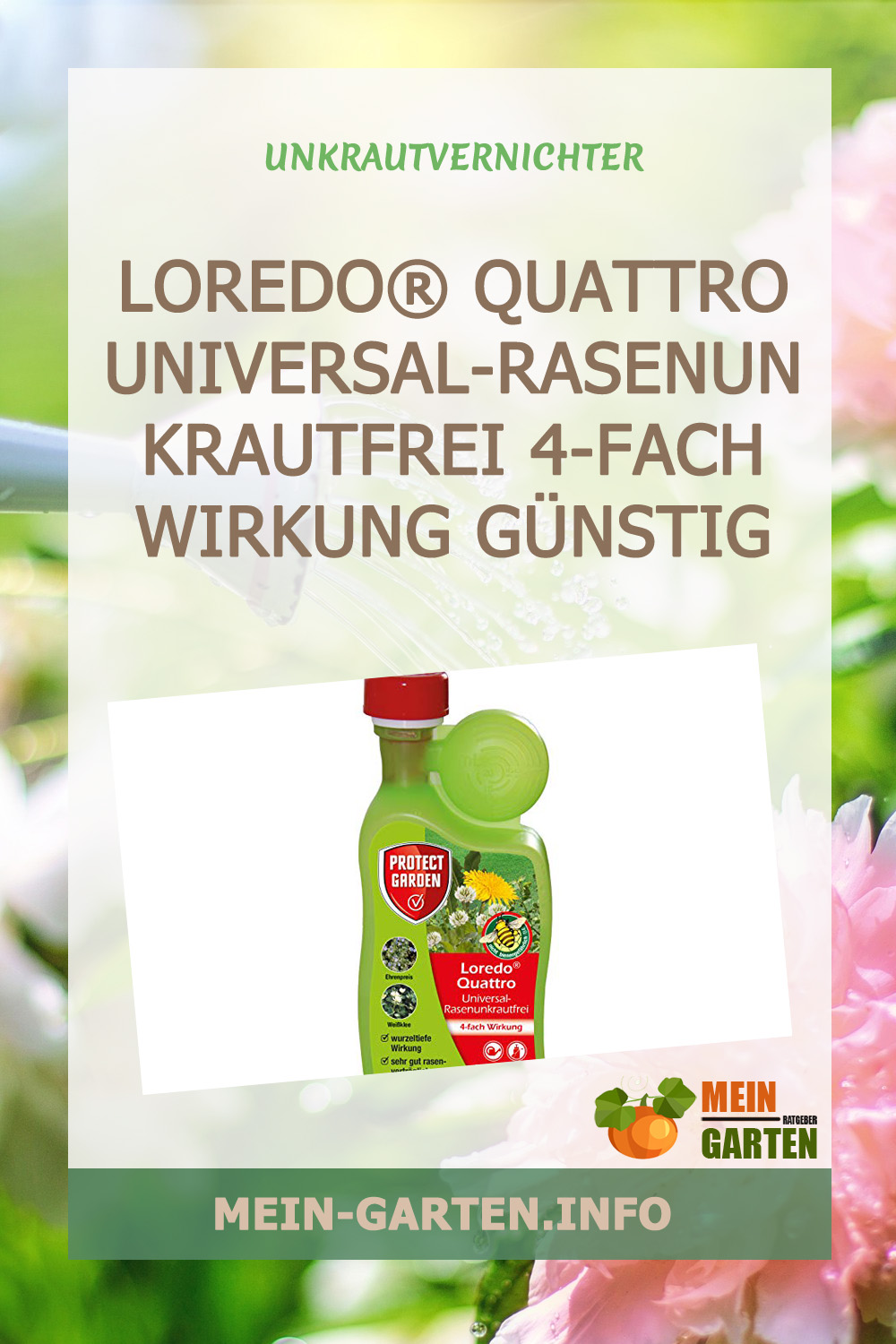 Loredo® Quattro Universal-Rasenunkrautfrei 4-fach Wirkung günstig kaufen