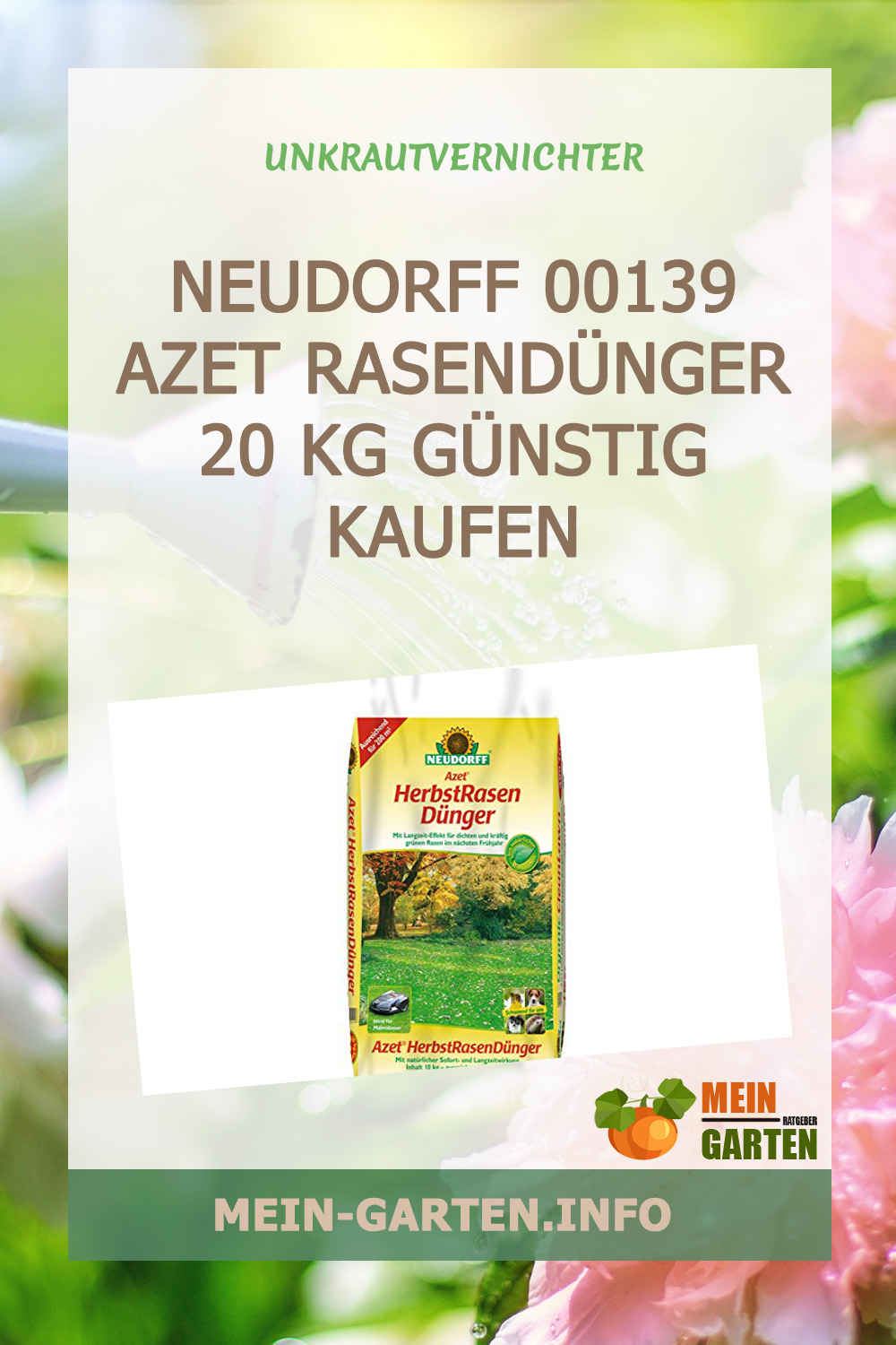Neudorff 00139 Azet Rasendünger 20 kg günstig kaufen