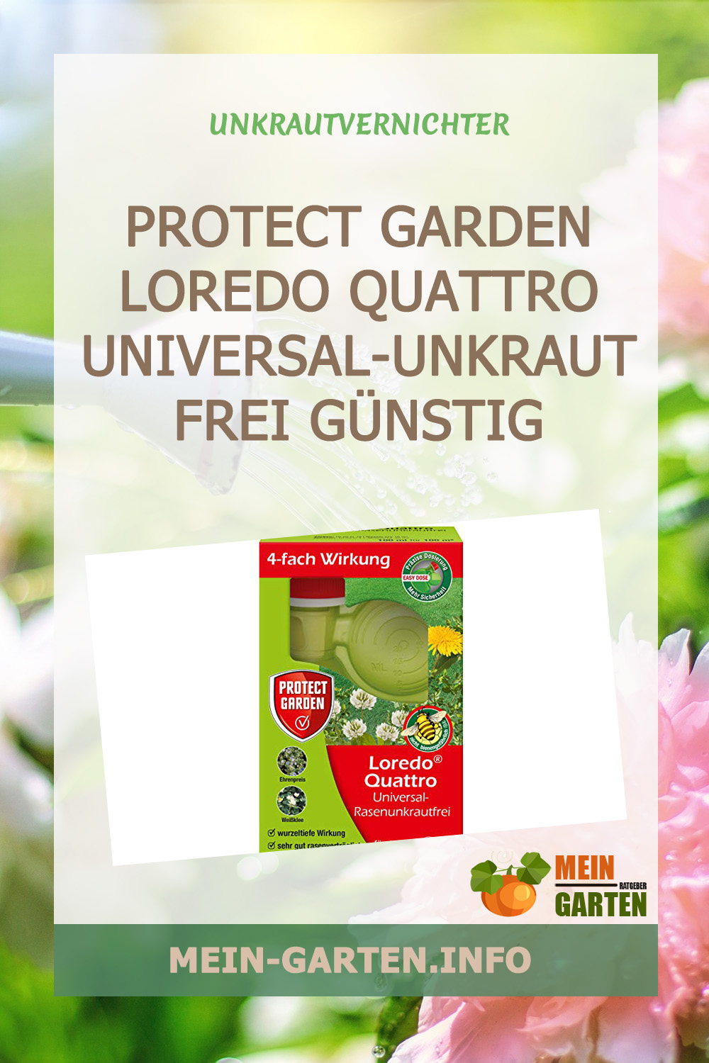 PROTECT GARDEN Loredo Quattro Universal-Unkrautfrei günstig kaufen