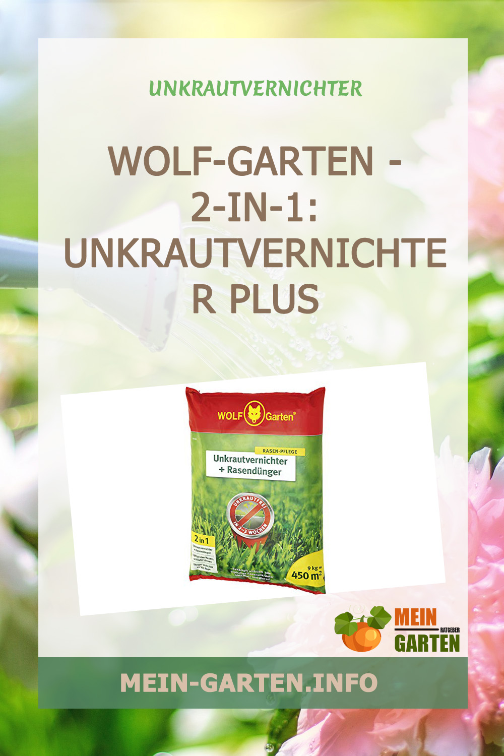 WOLFGarten 2in1 Unkrautvernichter plus Rasendünger