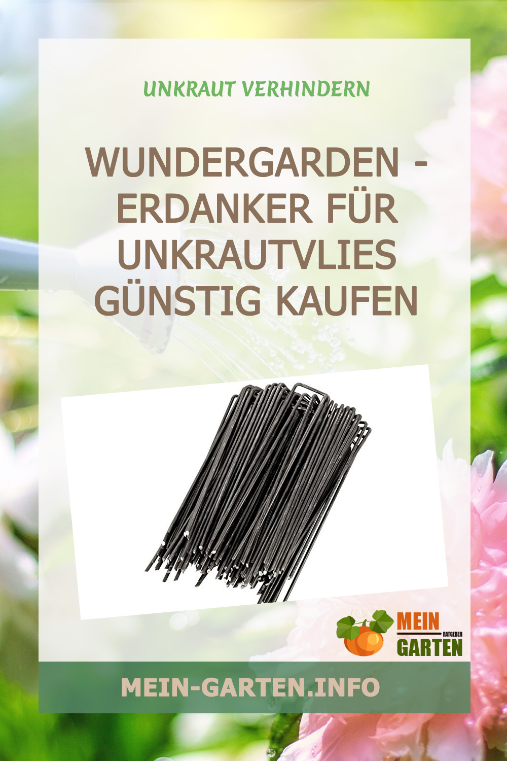 WUNDERGARDEN – Erdanker für Unkrautvlies günstig kaufen