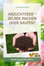 Anzuchterde selber machen Ratgeber