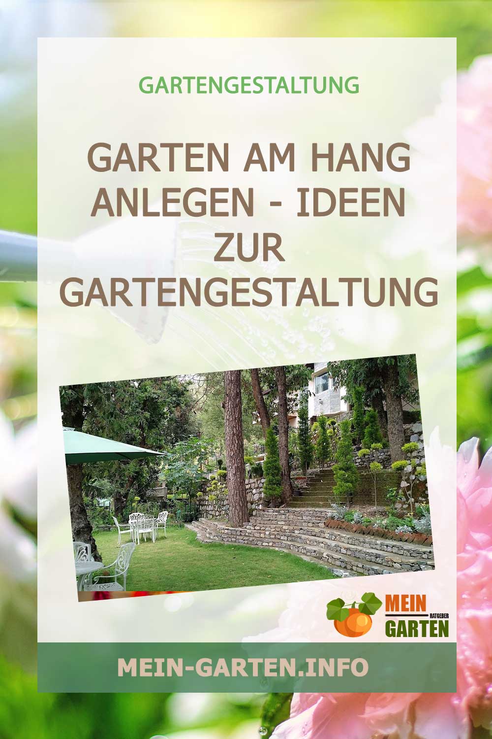 Garten am Hang anlegen – Ideen zur Gartengestaltung