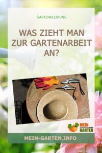 Was zieht man zur Gartenarbeit an?