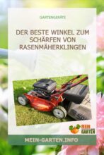 Rasenmäherklingen richtig schärfen