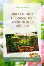 Terrasse kühlen mit Sprühnebler