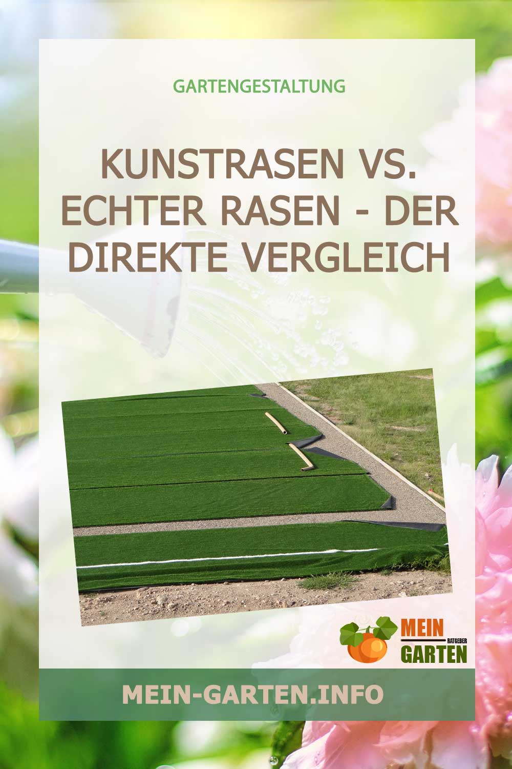 Kunstrasen vs. echter Rasen – Der direkte Vergleich