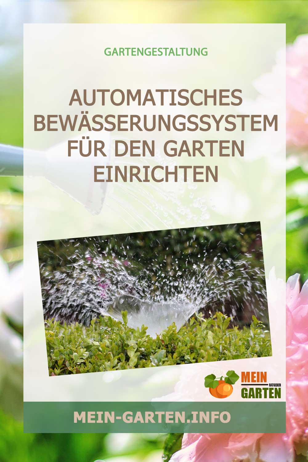 Wie man ein automatisches Bewässerungssystem für den Garten einrichtet