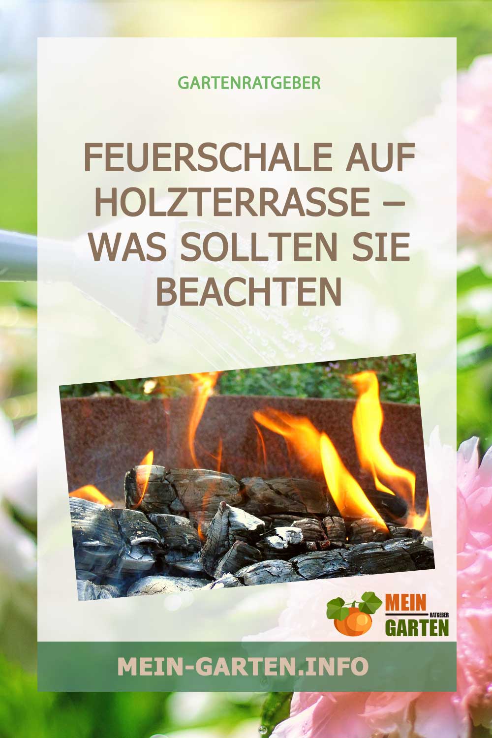 Feuerschale auf Holzterrasse – Was sollten Sie beachten