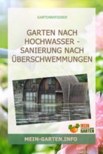 Garten nach Hochwasser - Sanierung nach Überschwemmungen