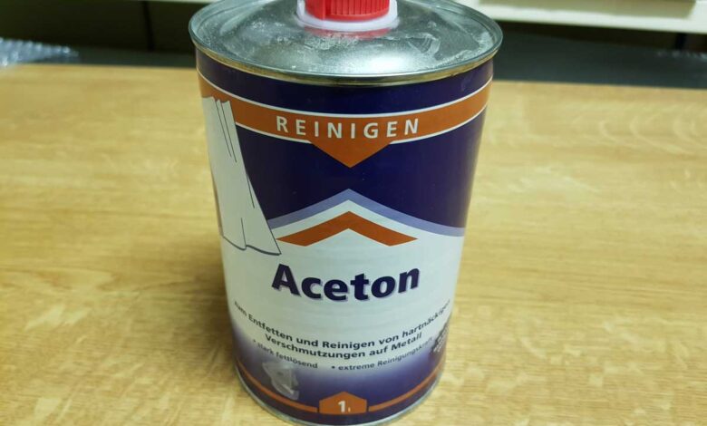 Aceton richtig anwenden