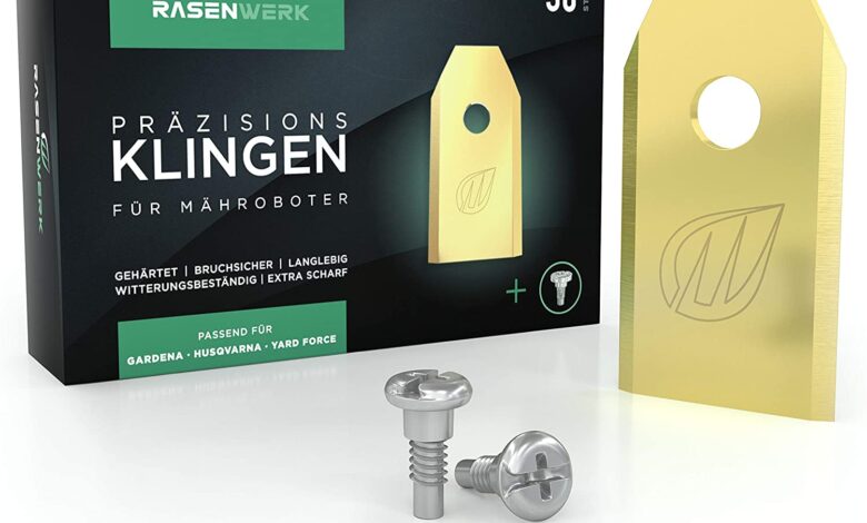 RASENWERK® - Hochwertige Mähroboter Messer Ratgeber