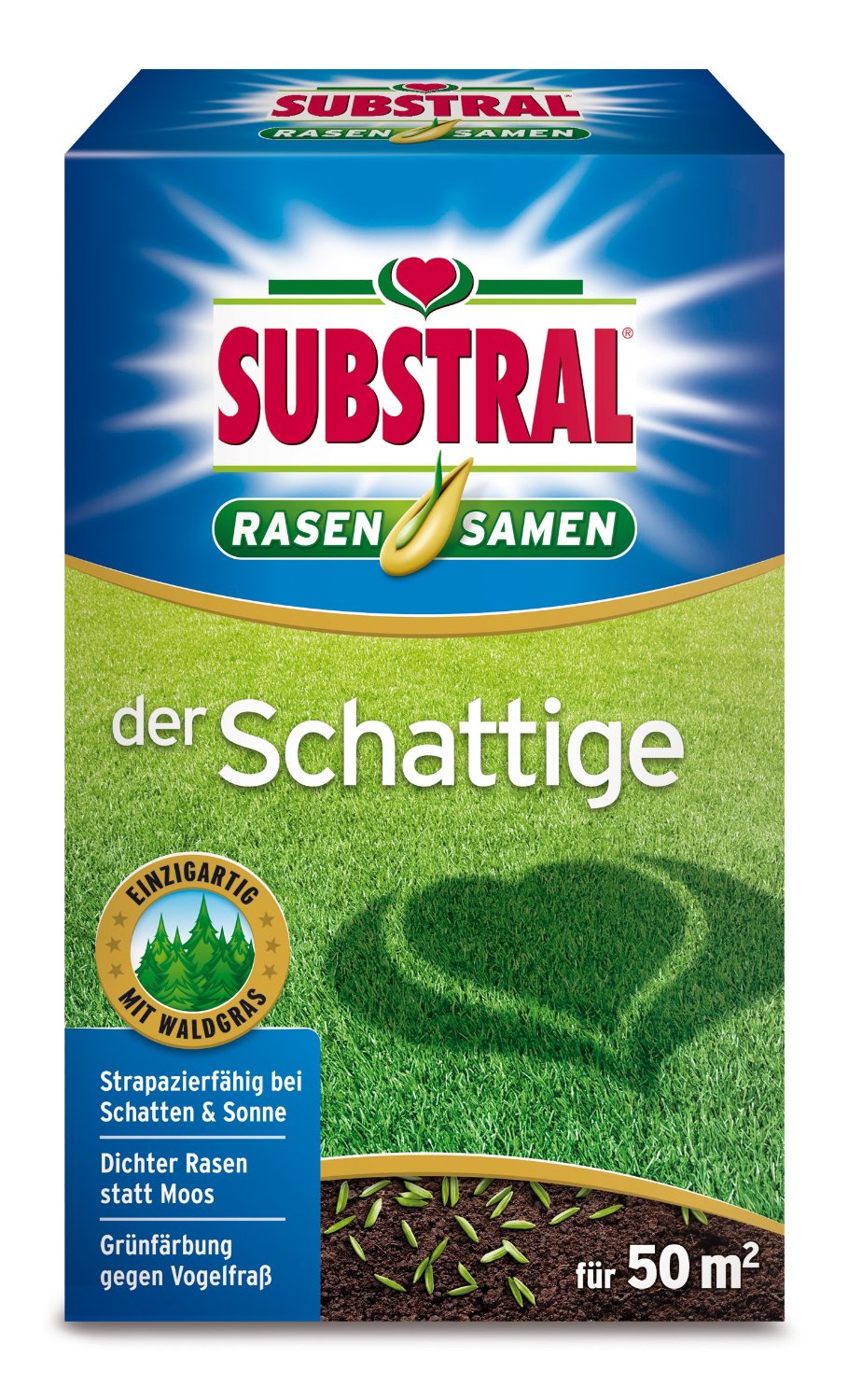Substral der Schattige Rasensamen Test