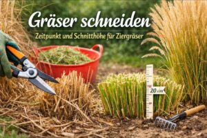 Gräser schneiden – Zeitpunkt und Schnitthöhe für Ziergräser