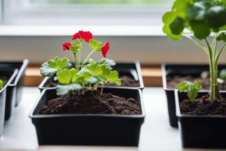 Geranien vermehren durch Stecklinge