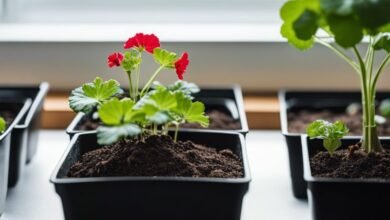 Geranien vermehren durch Stecklinge