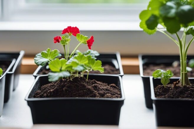 Geranien vermehren durch Stecklinge