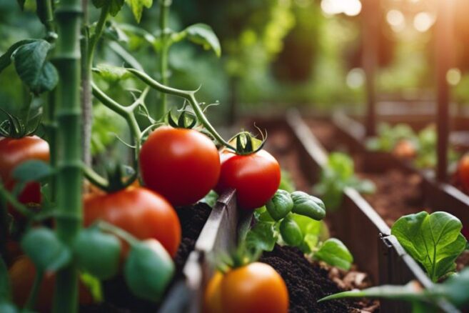 Gute Nachbarn von Tomaten als Mischkultur