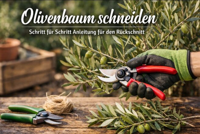 Olivenbaum schneiden Schritt für Schritt Anleitung für den Rückschnitt