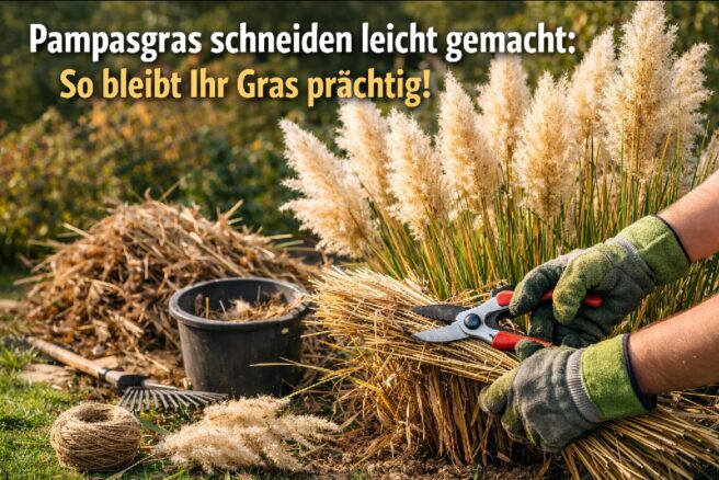 Pampasgras schneiden leicht gemacht
