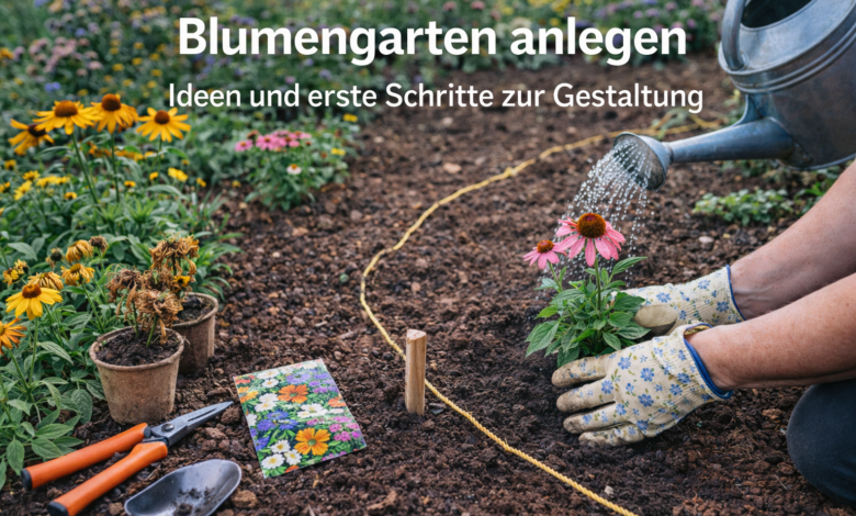 Blumengarten anlegen Ideen und erste Schritte zur Gestaltung