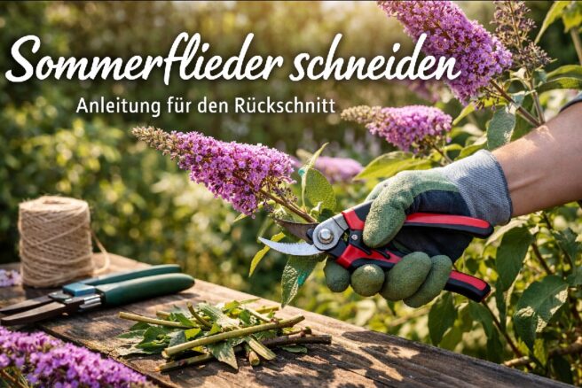 Sommerflieder schneiden Anleitung für den Rückschnitt