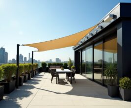 DIY-Terrassendach mit Sonnensegel: So kombinieren Sie Design & Funktionalität