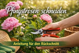 Pfingstrosen schneiden Anleitung für den Rückschnitt