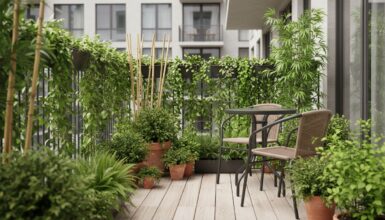 Balkon Sichtschutz Pflanzen