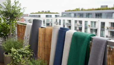 Balkon Sichtschutz Stoff