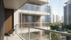 Balkon Sichtschutz aus Glas: Modern, Hell & Blickdicht