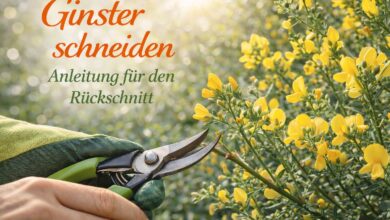 Ginster schneiden Anleitung für den Rückschnitt