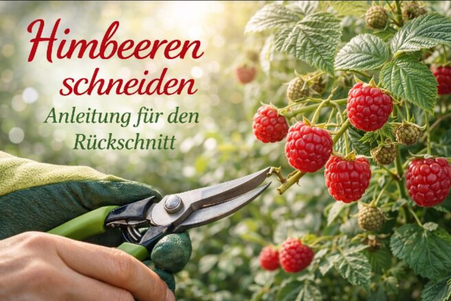 Himbeeren schneiden Anleitung für den Rückschnitt