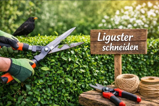 Liguster schneiden Anleitung für den Rückschnitt