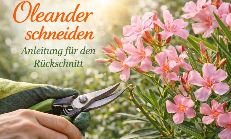 Oleander Schneiden Anleitung für den Rückschnitt