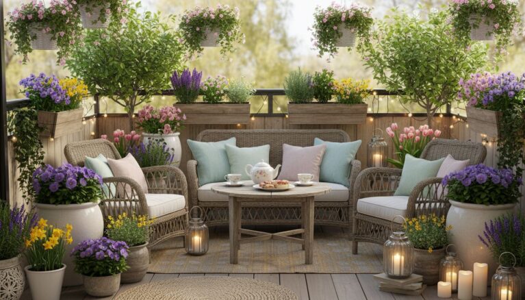 Balkon Deko Frühling: Traumhafte Ideen für deine Oase