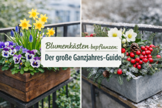 Blumenkästen bepflanzen das ganze Jahr