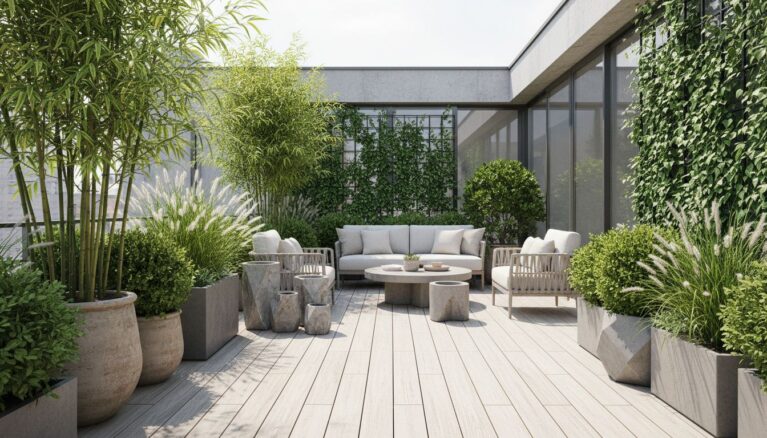 Terrasse Pflanzen Sichtschutz: Grüne Ideen für Privatsphäre