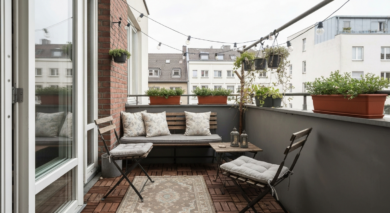 Kleiner Balkon gestalten: Ideen für wenig Platz