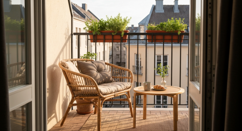Balkon Möbel Set: Stilvolle Ideen für kleine Oasen