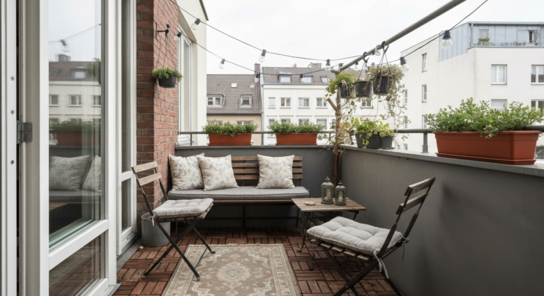 Kleiner Balkon gestalten: Ideen für wenig Platz