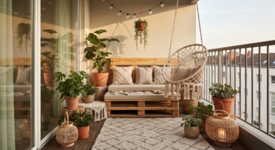 Balkon im Boho-Stil: 6 Ideen für deine Outdoor-Oase