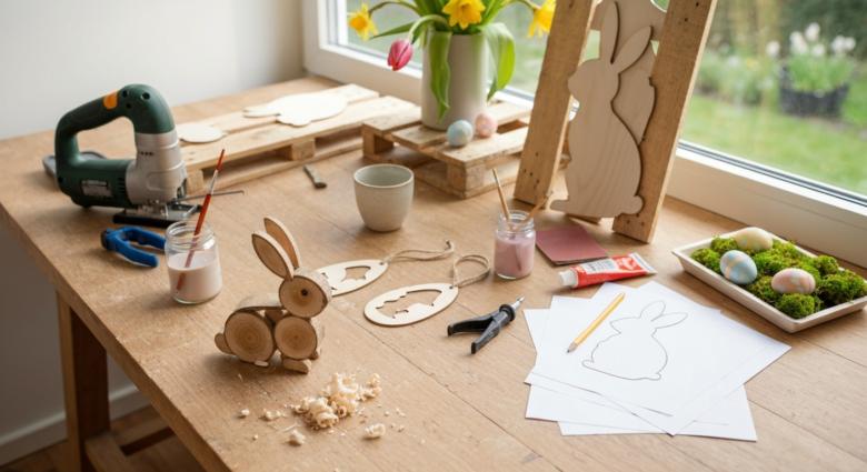 Osterdeko aus Holz basteln: 6 traumhafte DIY-Ideen