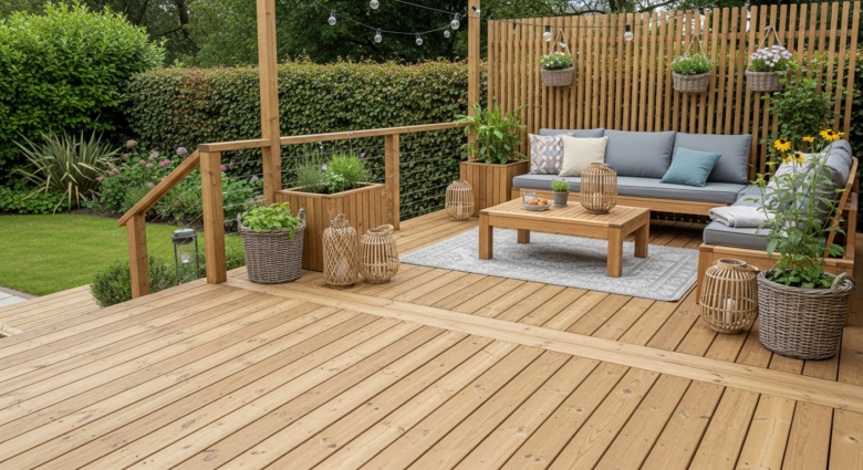 Terrasse gestalten mit Holz: Tipps & Ideen
