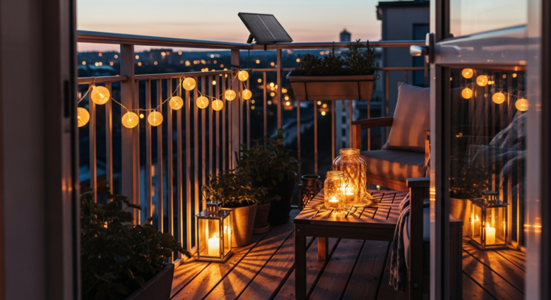 Balkon Beleuchtung Solar: Magisches Licht ohne Stromkosten